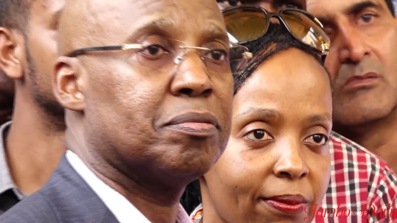 Jimi Wanjigi and Wife