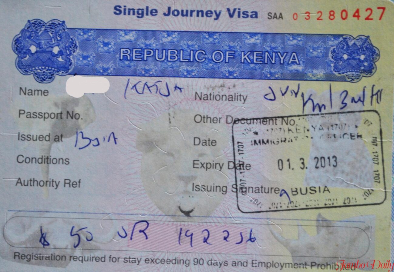 List Of Visa Free Countries For Kenyan Passport Holders