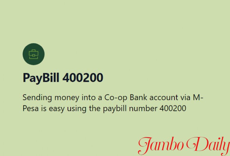 Transfer Money from M-pesa to a Co-op Bank Account