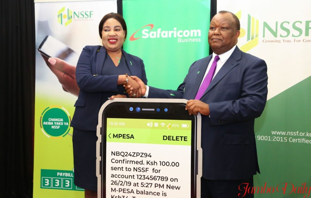 Pay NSSF Through M-Pesa